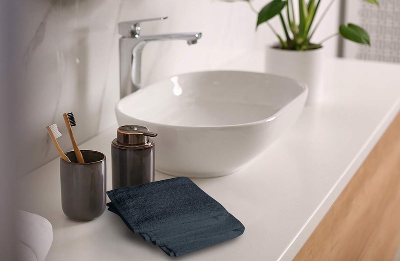 Softolle 100% Cotton Ring Spun Wash Cloths - Bulk Pack of Washcloths - 12x12 Inches - Wash Cloth for Face, Highly Absorbent, Soft and Face Towels (Grey, 24 Pack) - Image 4